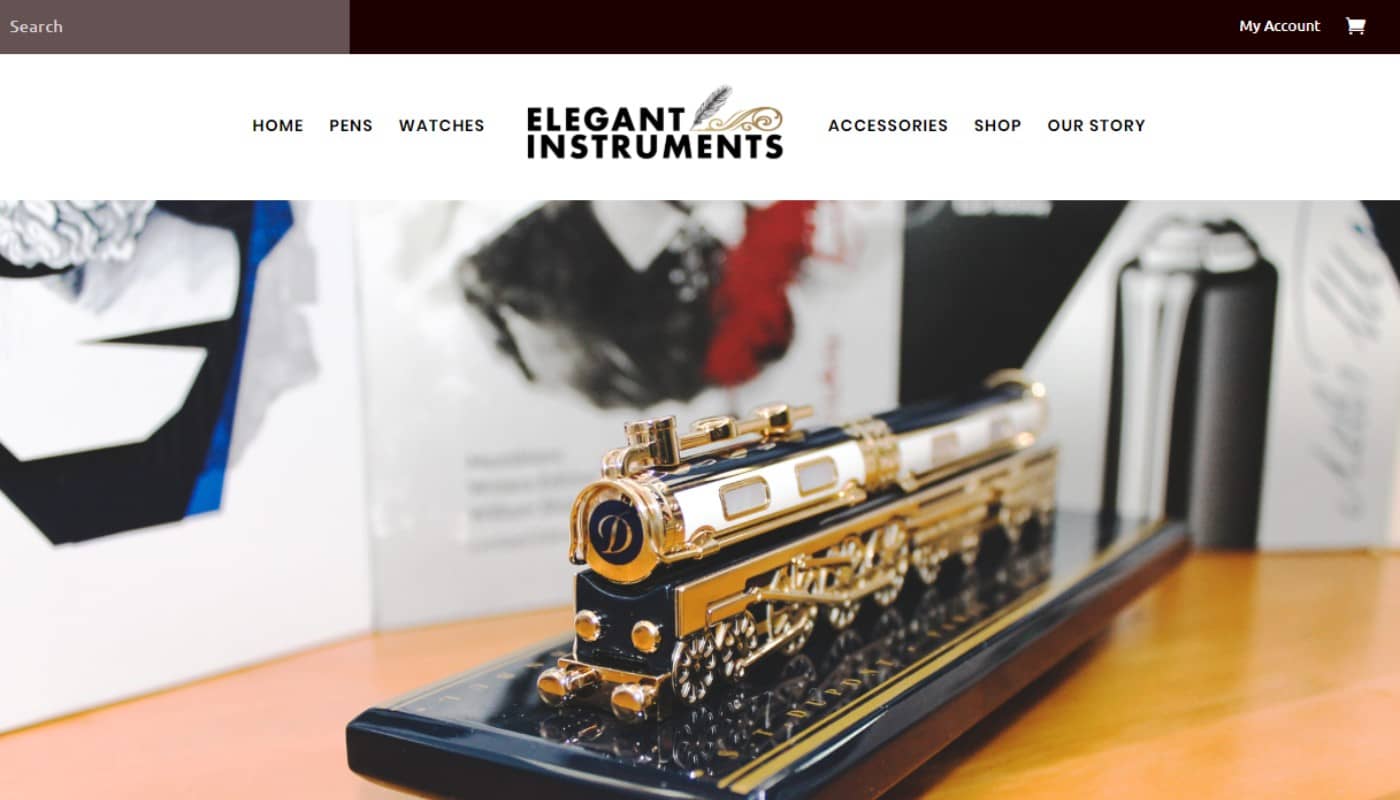 Elegant Instruments website, website design agency Western MA, digital marketing, graphic design MA, marketing services Massachusetts, digital marketing agency