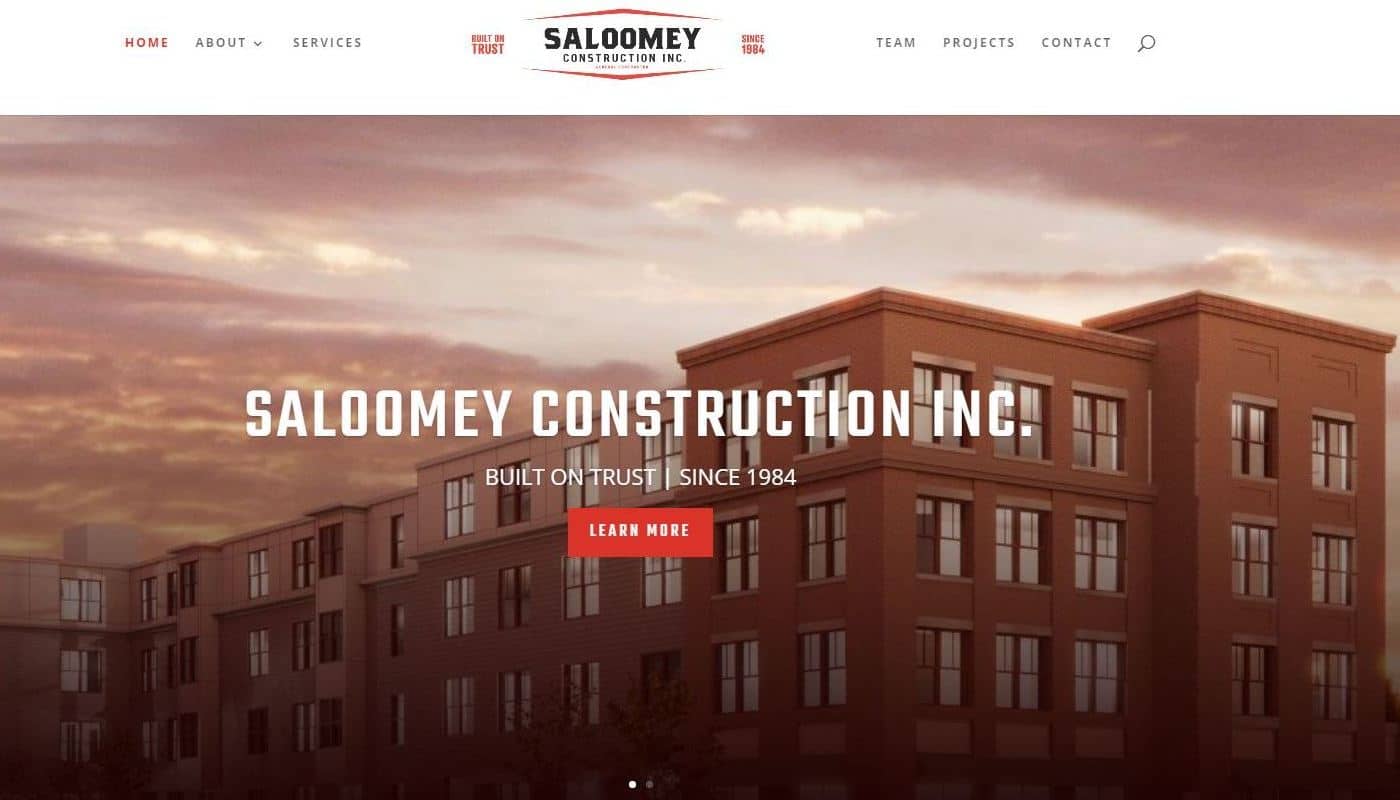 Saloomey WordPress Website Design Western MA