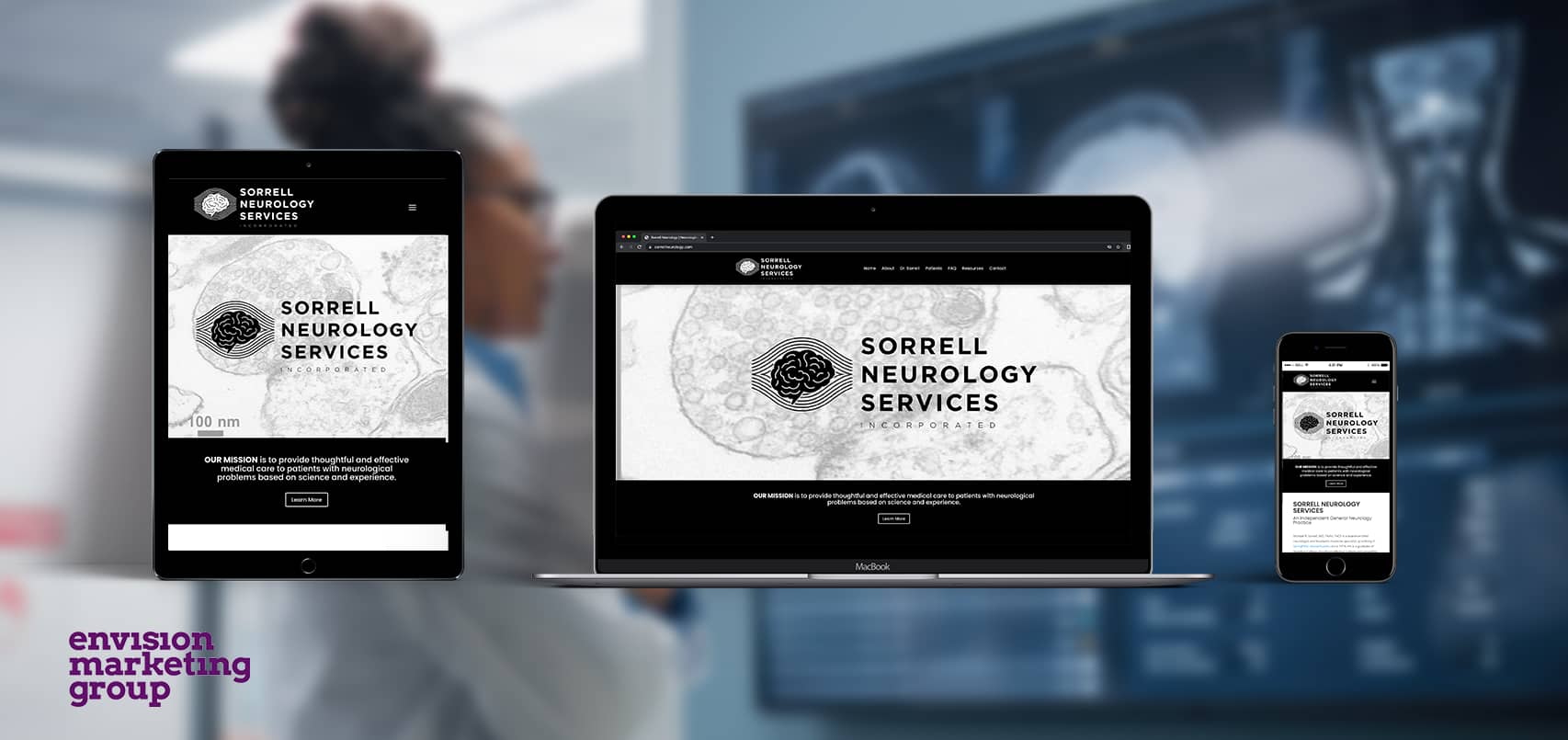 Web Showcase for our client Sorrell Neurology Services