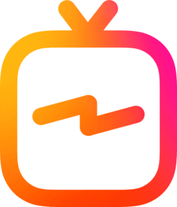 This is an icon of a TV representing Instagram TV