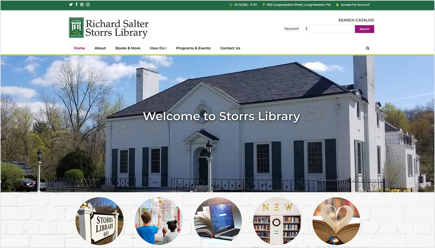 Longmeadow-Library-Richard-Salter-Storrs-Custom-WordPress-Website-Design